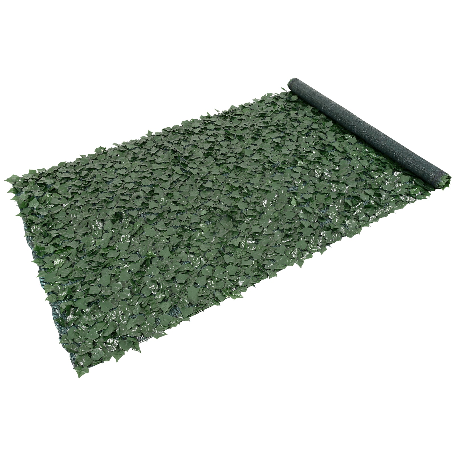 Ivy Privacy Fence, 59 X 158in Artificial Green Wall Screen, Greenery Ivy Fence W/ Mesh Cloth Backing And Strengthened Joint, Hedges Vine Leaf Decoration For Outdoor Garden, Yard, Balcony_maomaolike.com